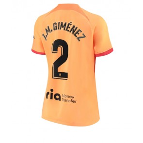 Atletico Madrid Jose Gimenez #2 kläder Kvinnor 2022-23 Tredje Tröja Kortärmad